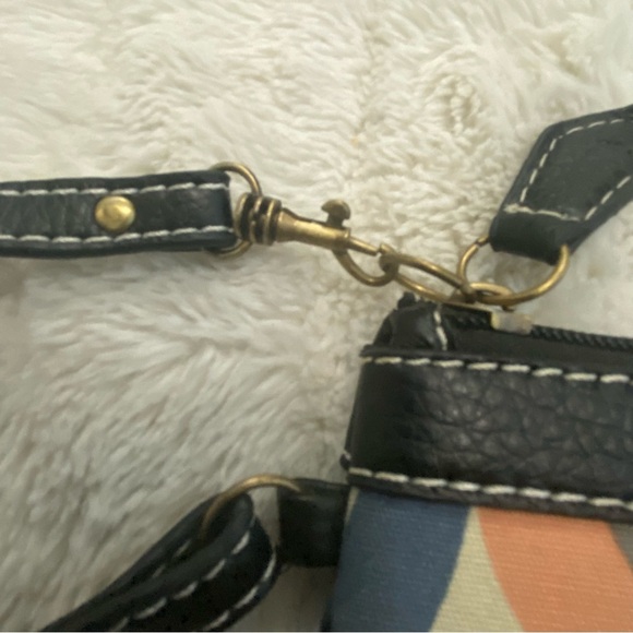 Coach Multicolor Circle Pattern Signature Wristlet - Picture 12 of 16